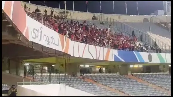حضور زنان در طبقه دوم استادیوم آزادی ! + فیلم اختصاصی رکنا