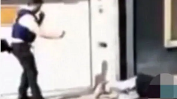 فیلم لحظه شلیک پلیس به زن چاقوکِش در خیابان + این زن 3 مرد را روانه بیمارستان کرد+تصاویر