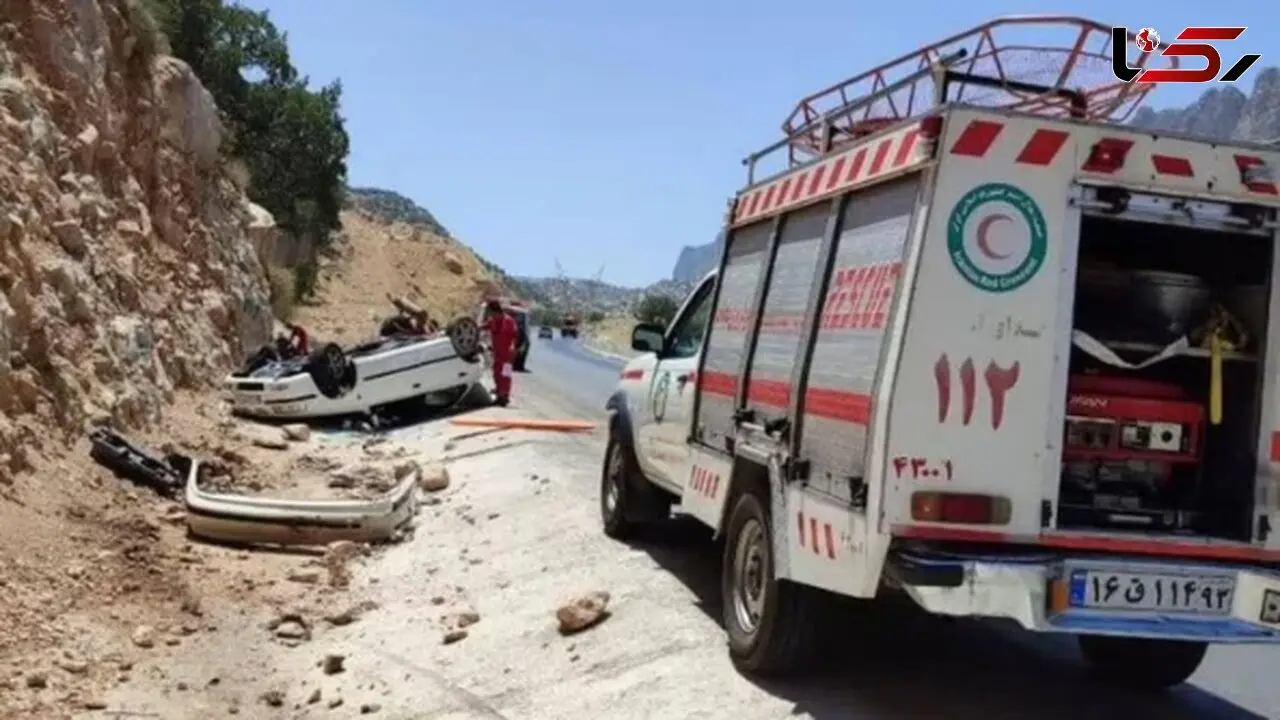 حادثه دلخراش در جاده شیراز به کازرون / یک کشته و ۳ زخمی