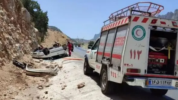حادثه دلخراش در جاده شیراز به کازرون / یک کشته و ۳ زخمی