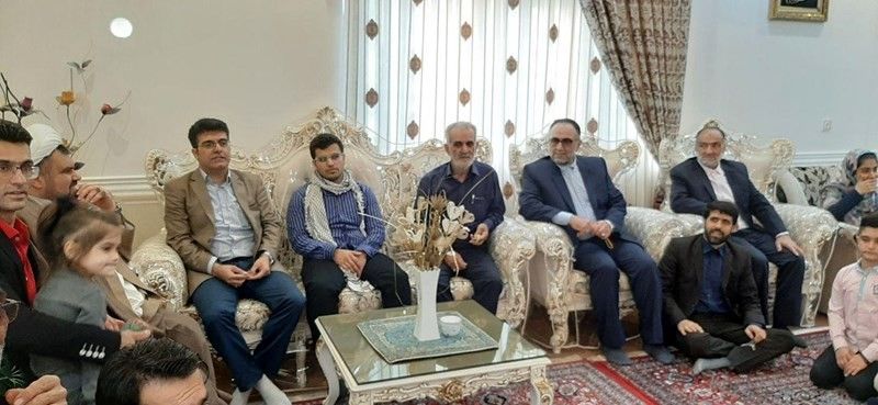 گزارش تصویری استقبال از زائر گمشده امیرمحمد نوچمنی زائر اربعین حسینی در زادگاهش 