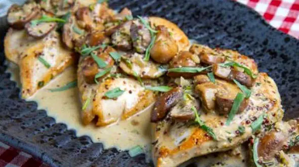 سینه مرغ پر شده با عطر پاپریکا غذایی فوری و رژیمی+ دستور پخت