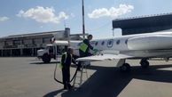 تامین سوخت هواپیمایی زائران اربعین در فرودگاه بین المللی شهدای ایلام