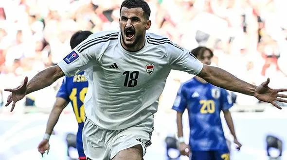 پیروزی شگفت انگیز و بزرگ عراق مقابل ژاپن/ معادلات جام ملت ها تغییر کرد! + فیلم 