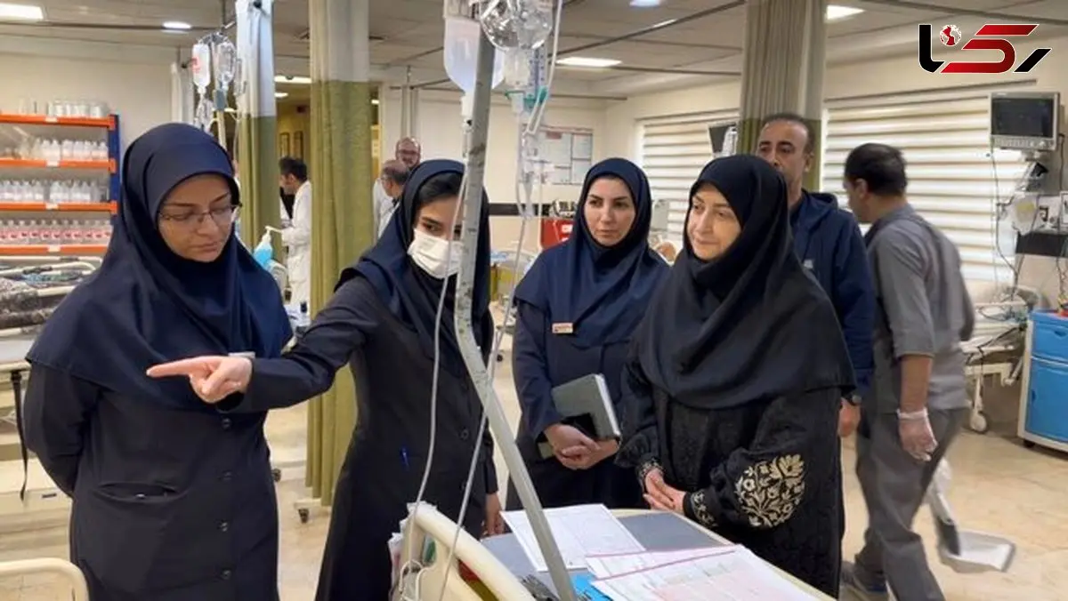 عیادت رئیس سازمان محیط زیست از مجروحان حملات اخیر 