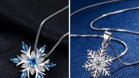 خاص‌ ترین گردنبندهای دانه برفی؛ انتخابی منحصر‌ به‌ فرد با کریستال و سنگ طبیعی
