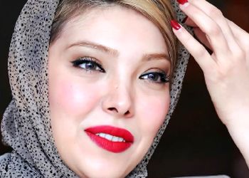 مانتوی شیک و لاکچری صدف اسپهبدی با رویه طلایی/ شبیه ملکه های مصری شده + عکس