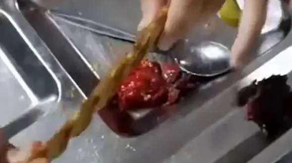 فیلم   کبابی به سفتی کمربند در سلف  یک دانشگاه در ایران / دانشگاه صنعتی اصفهان: فیلم منتسب شده به این دانشگاه ربطی به سلف ما ندارد ... 