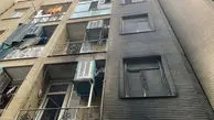 آتش‌سوزی در ساختمان ۴ طبقه خیابان ولیعصر / ۱۷ زن و مرد نجات پیدا کردند