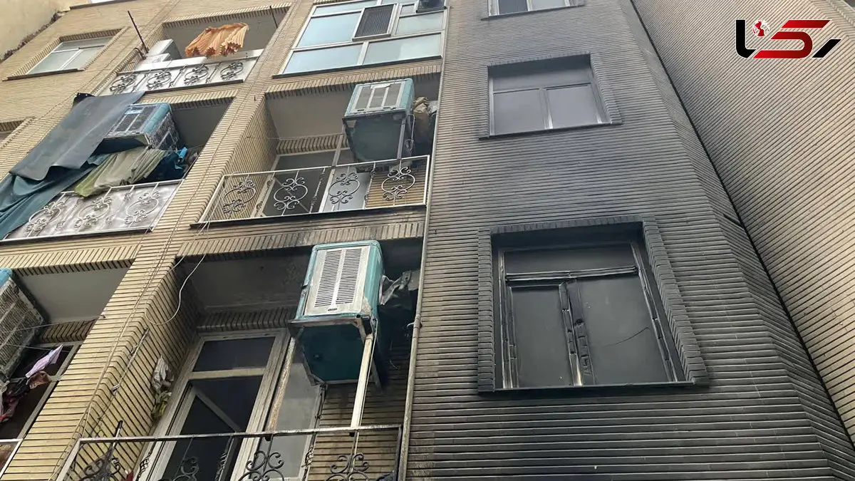 آتش‌سوزی در ساختمان ۴ طبقه خیابان ولیعصر / ۱۷ زن و مرد نجات پیدا کردند