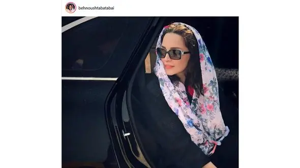 ماشین لاکچری خانم بازیگر ایرانی! +عکس