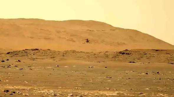 ثبت صدای پرواز هلیکوپتر مریخی + فیلم 