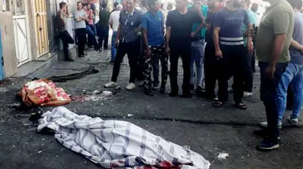 عکس اجساد 2 کشته در انفجار هولناک شیراز + جزییات