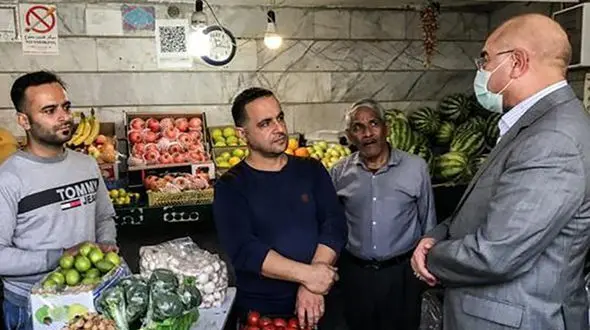 تصاویری از حضور قالیباف در یکی از مناطق تهران 