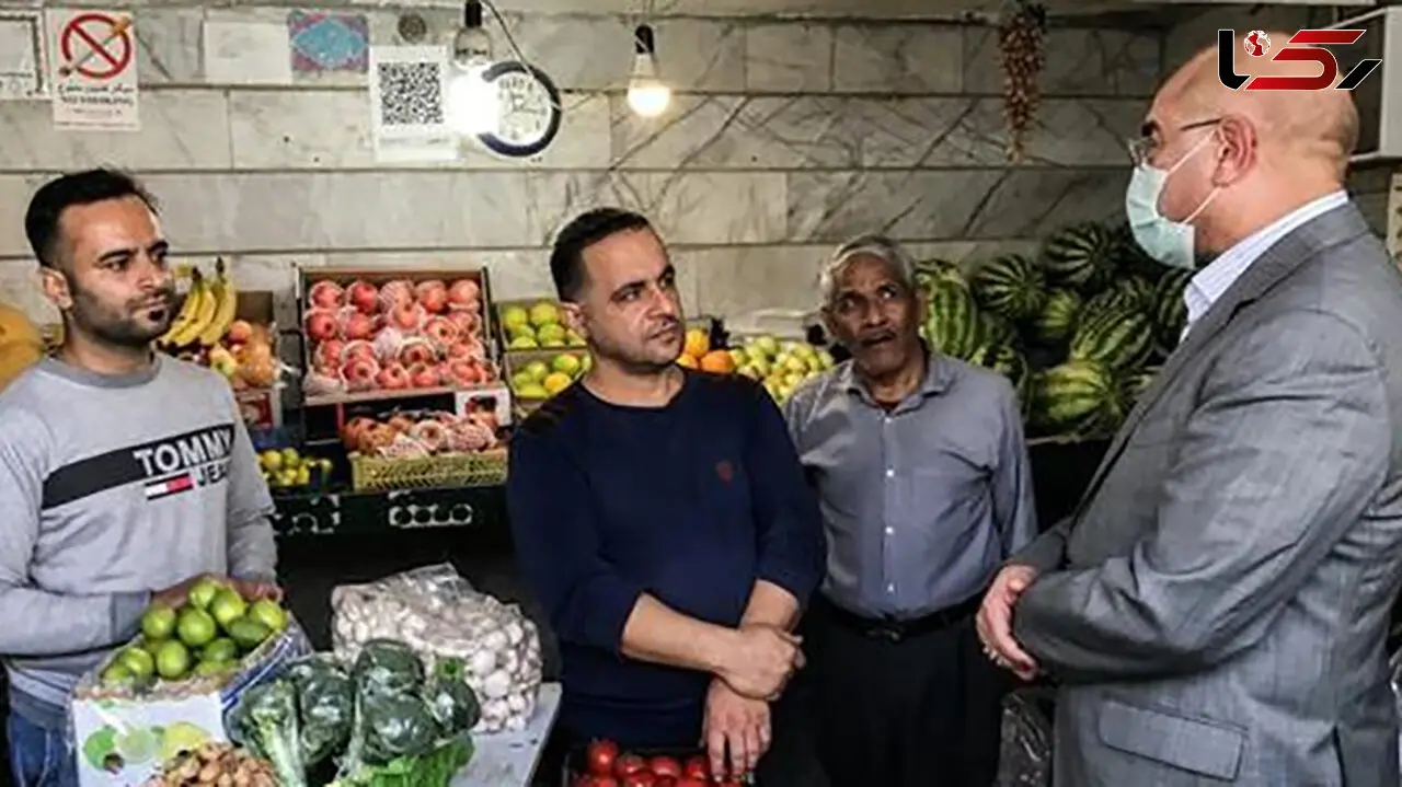 تصاویری از حضور قالیباف در یکی از مناطق تهران 