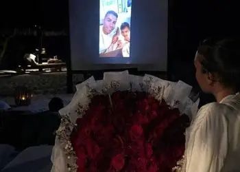 هدیه فوق عاشقانه  رونالدو برای جورجینا در روز ولنتاین+ عکس های لاکچری ترین روز عشق جهان