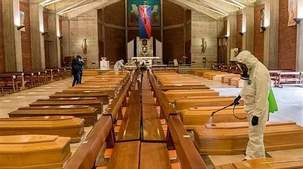  مرگ ۵۳۴ نفر از مبتلایان به کرونا در ایتالیا طی ۲۴ ساعت گذشته 