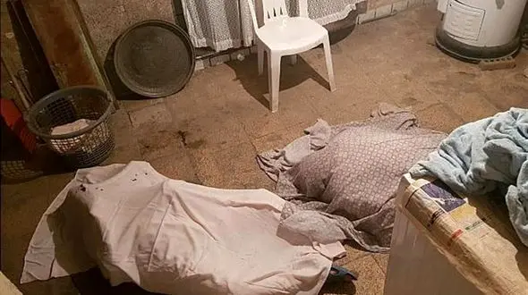 انتشار اولین عکس ها از اجساد پدر و پسر  در خیابان ولیعصر تهران +تصاویر