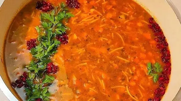سوپ مخصوص سرماخوردگی + فیلم 