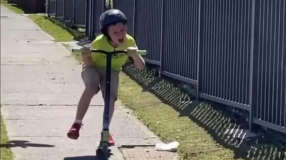 حمله عجیب پرنده قاتل به کودک 6 ساله + فیلم