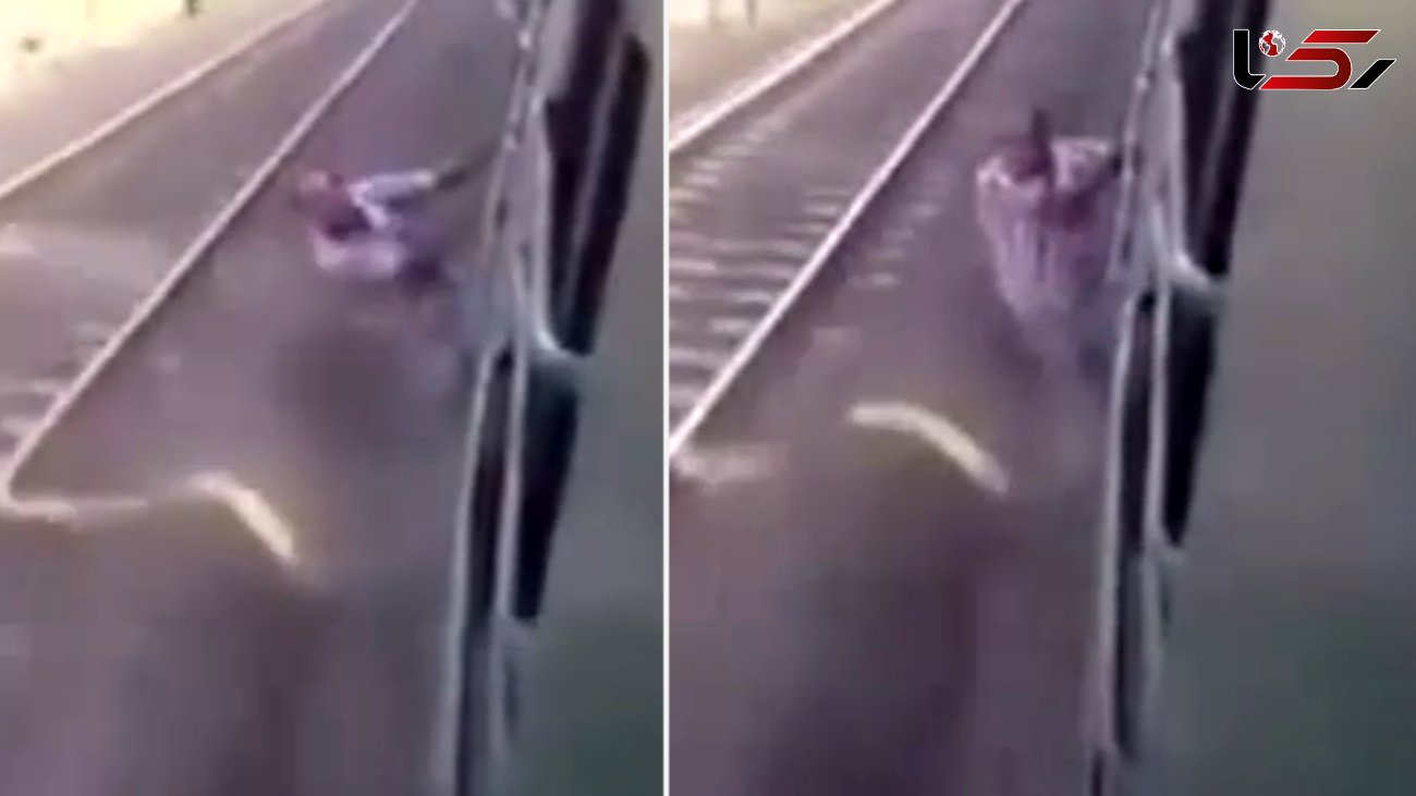 خودنمایی مردی در راه آهن به قیمت جانش تمام شد + فیلم