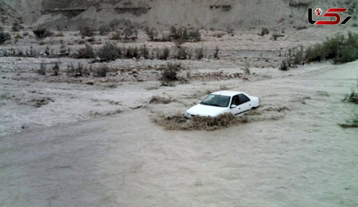 جاده شهرکرد - اندیکا زیر آب رفت +عکس