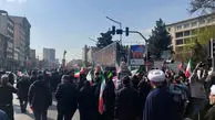 فیلم آغاز آئین بیعت با رهبری، آیت الله سید مجتبی خامنه ای در میدان انقلاب تهران