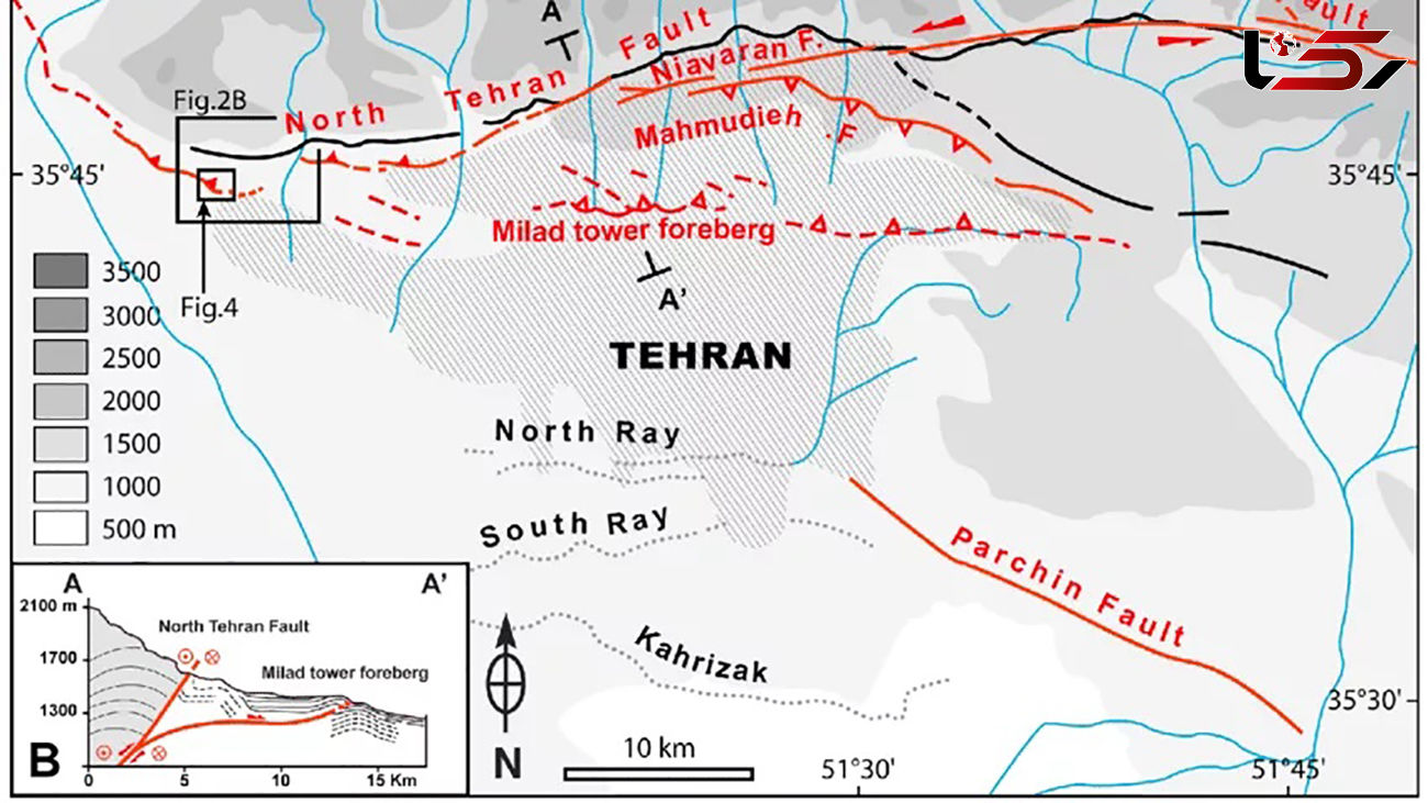 شکاف ایوانکی در تهران کجاست؟  / لرزش ویرانگر تهران توسط افسریه!