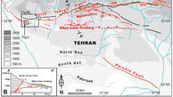 گسل ایوانکی کجای تهران قرار دارد ! / لرزش ویرانگر تهران از افسریه کلید می خورد !