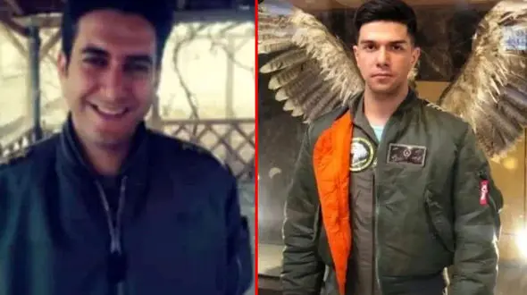 اولین عکس از خلبان و کمک خلبان شهید شده در سقوط هوپیمای جنگنده در اصفهان