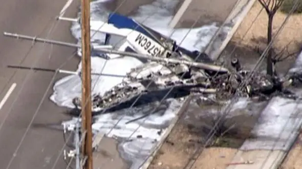 خلبان با تجربه در آتش هواپیما زنده زنده سوخت+ عکس