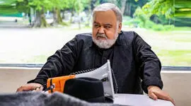 عکس سفر در زمان / «اکبر عبدی» در کنار دخترش المیرا؛ سال 1398