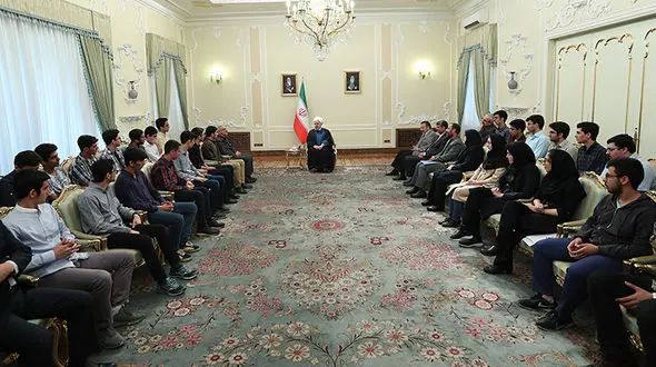 روحانی : رقابت سالم و عادلانه در همه زمینه ها موجب پیشرفت است