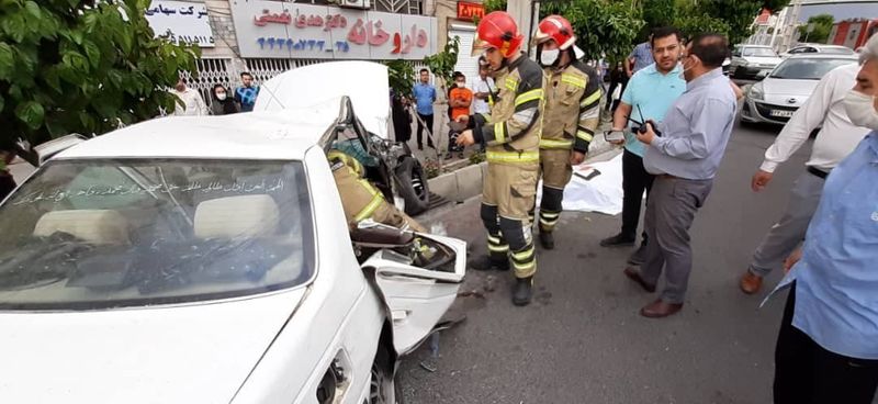 تصادف پرشیا در آبشناسان 