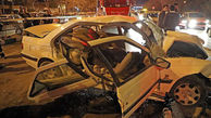 تصادف مرگبار و حیرت آور پژو پارس در بلوار وکیل آباد مشهد + عکس