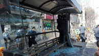 ایست قلبی  راننده اتوبوس عامل حادثه در مشهد + عکس 