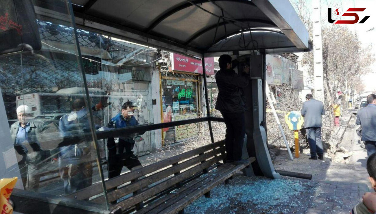 ایست قلبی  راننده اتوبوس عامل حادثه در مشهد + عکس 
