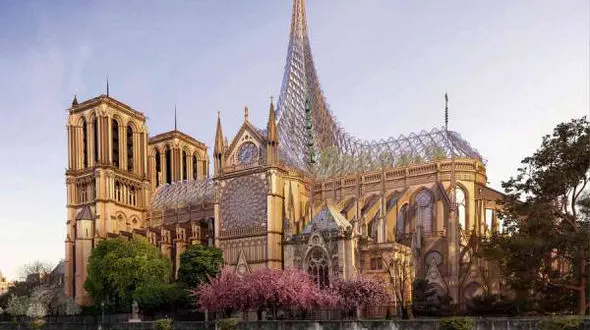 طرح بازسازی کلیسای نوتردام چگونه خواهد بود؟ + عکس