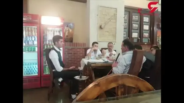 عرضه قلیان در پارک بدون دخانیات مقابل شهرداری تهران+ فیلم و عکس