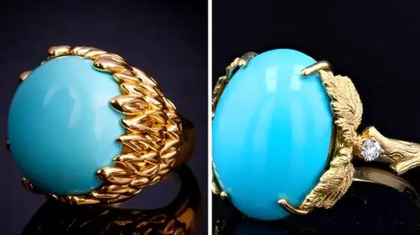 15 مدل انگشتر فیروزه که هر عاشق اکسسوری ایرانی باید ببیند!
