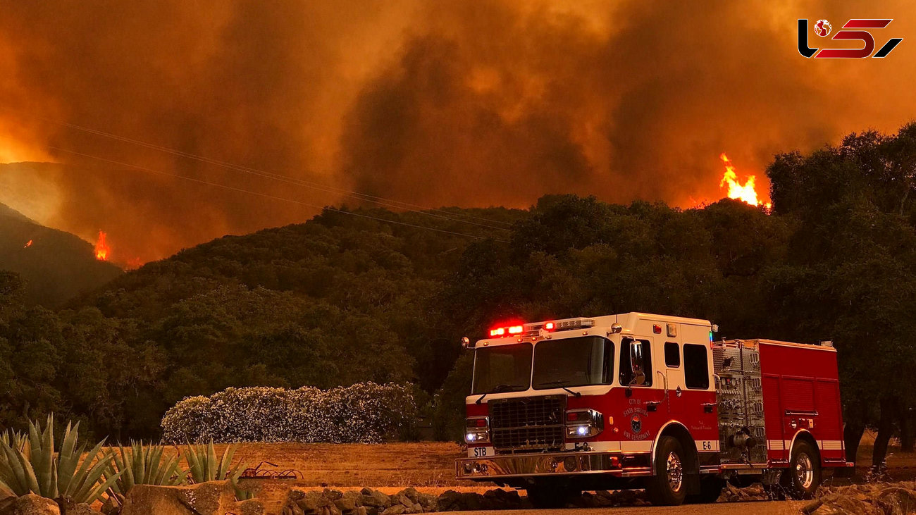 کالیفرنیا در محاصره آتش هولناک+ عکس 