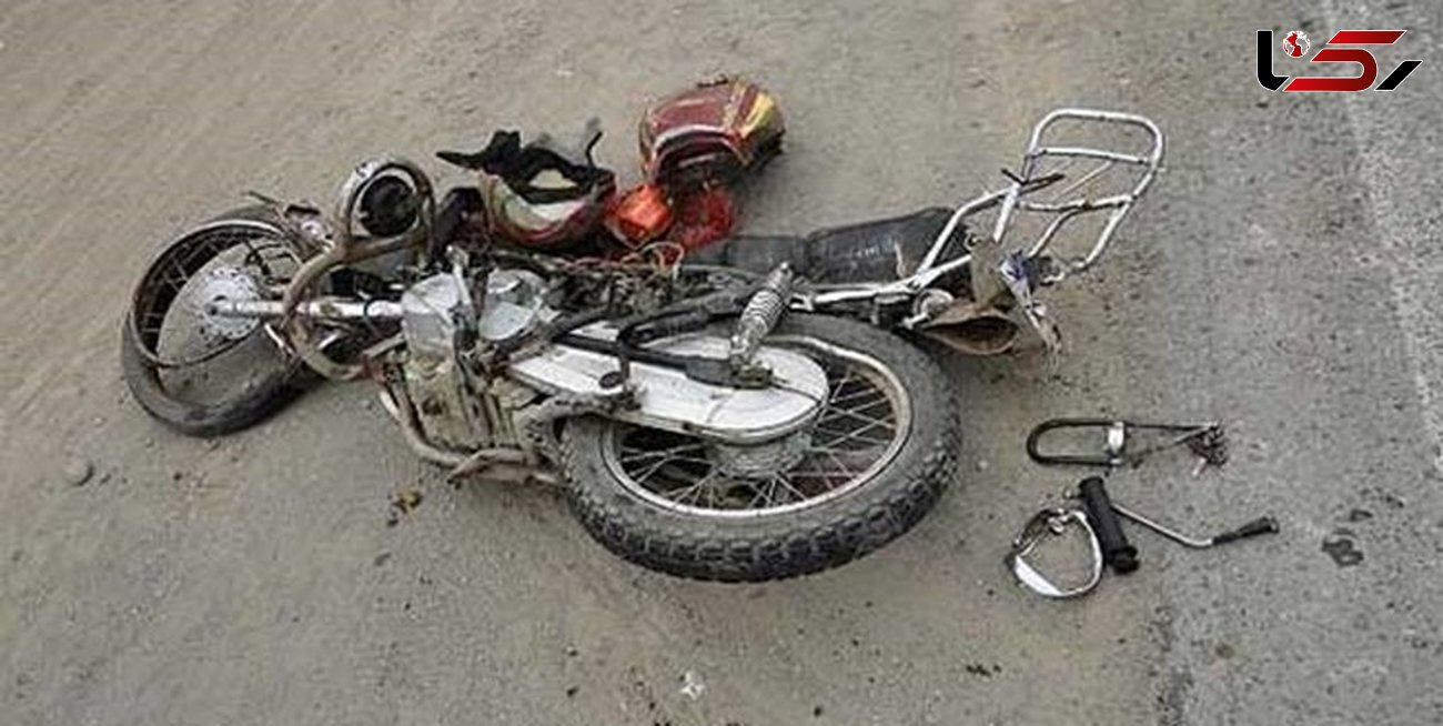 مرگ تلخ بامدادی موتورسوار در جاده قزوین