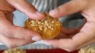 طرز تهیه کوکی گردو نارگیل بدون شکر + فیلم