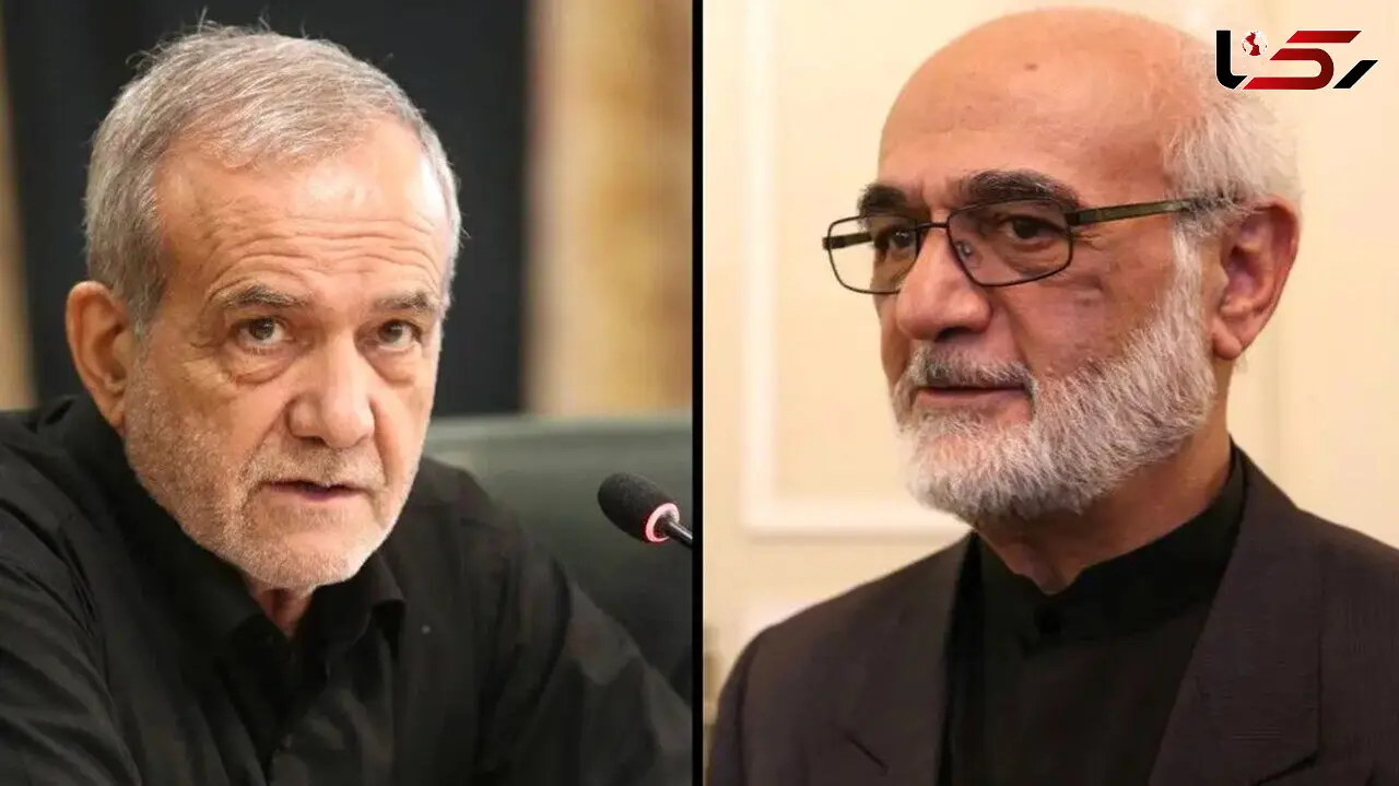 معاون نظارت و حسابرسی دفتر مقام معظم رهبری با پزشکیان دیدار کرد 