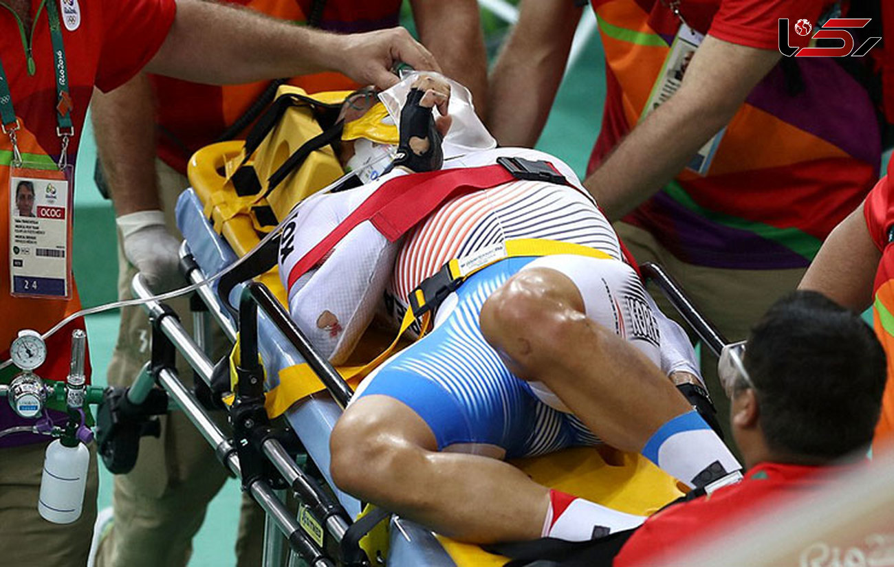 فیلم تصادف شدید 3 دوچرخه سوار بدشانس در  مسابقه ریو 2016+تصاویر