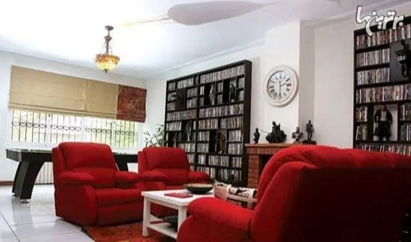 تصویری از دکوراسیون با چوب در خانه شقایق دهقان