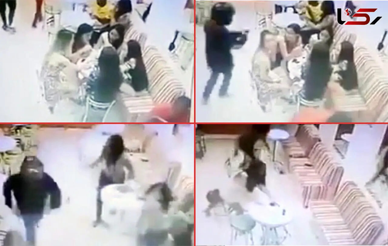 فیلم لحظه هولناک شلیک به مرد جوان در کنار نامزدش/ 5 دختر شاهد این حادثه دلخراش در بستنی فروشی بودند