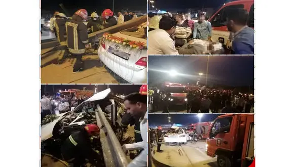 عروس و داماد شیرازی به جای حجله به بیمارستان رفتند / خون همه جا را فراگرفته بود + عکس 