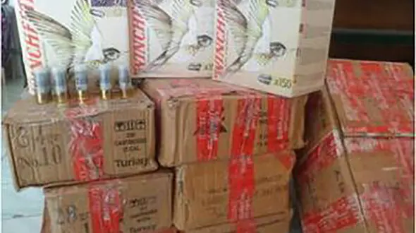 توقیف 1800 فشنگ شکاری قاچاق در هنگ مرزی سلماس