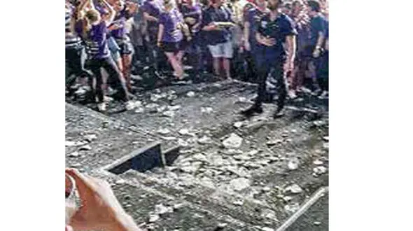 5 زخمی در حادثه کنسرت موسیقی+عکس